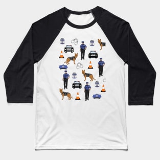 Police Item Mix Baseball T-Shirt